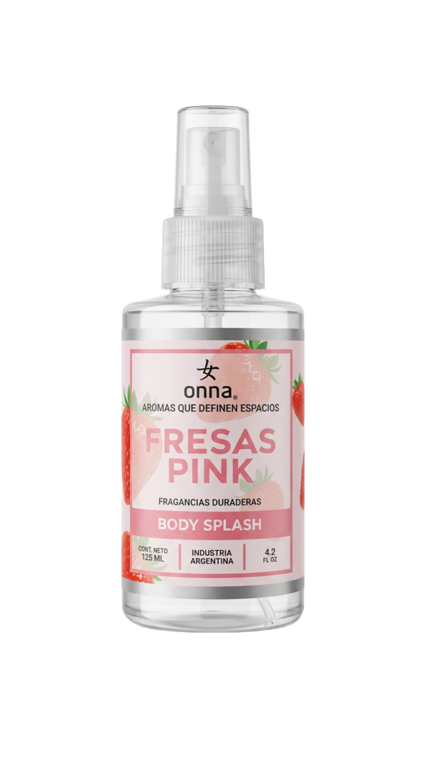 BODY - 125 - FRESAS PINK Fresas Pink